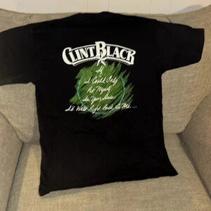 1991 VTG LEE Clint Black Concert T-Shirt Put Yourself In My Shoes Single Stitch